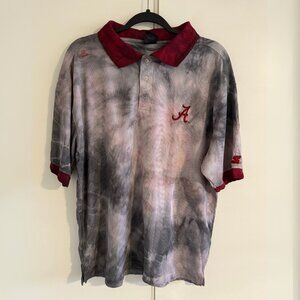 Alabama Crimson Tide Cloud Dye Polo (Large)